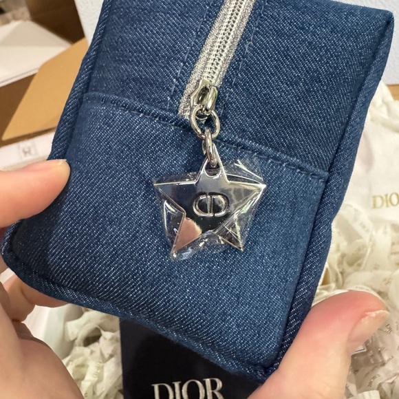 Mini Dior Lipstick & Fragrance Gift Set with Denim Travel Pouch - NIB - Picture 9 of 10